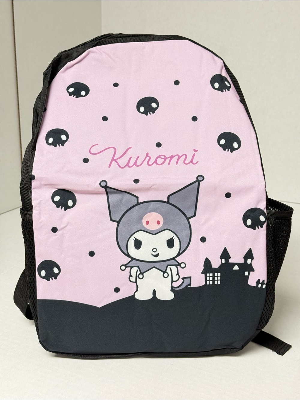 Kuromi Kids Backpack - Pink Character School Bag